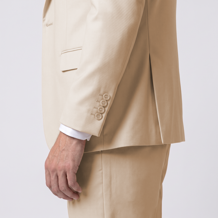 Menseventwear Fashion 3 Pieces Mens Suit Flat Notch Lapel Tuxedos (Blazer+vest+Pants) Mens Event Wear