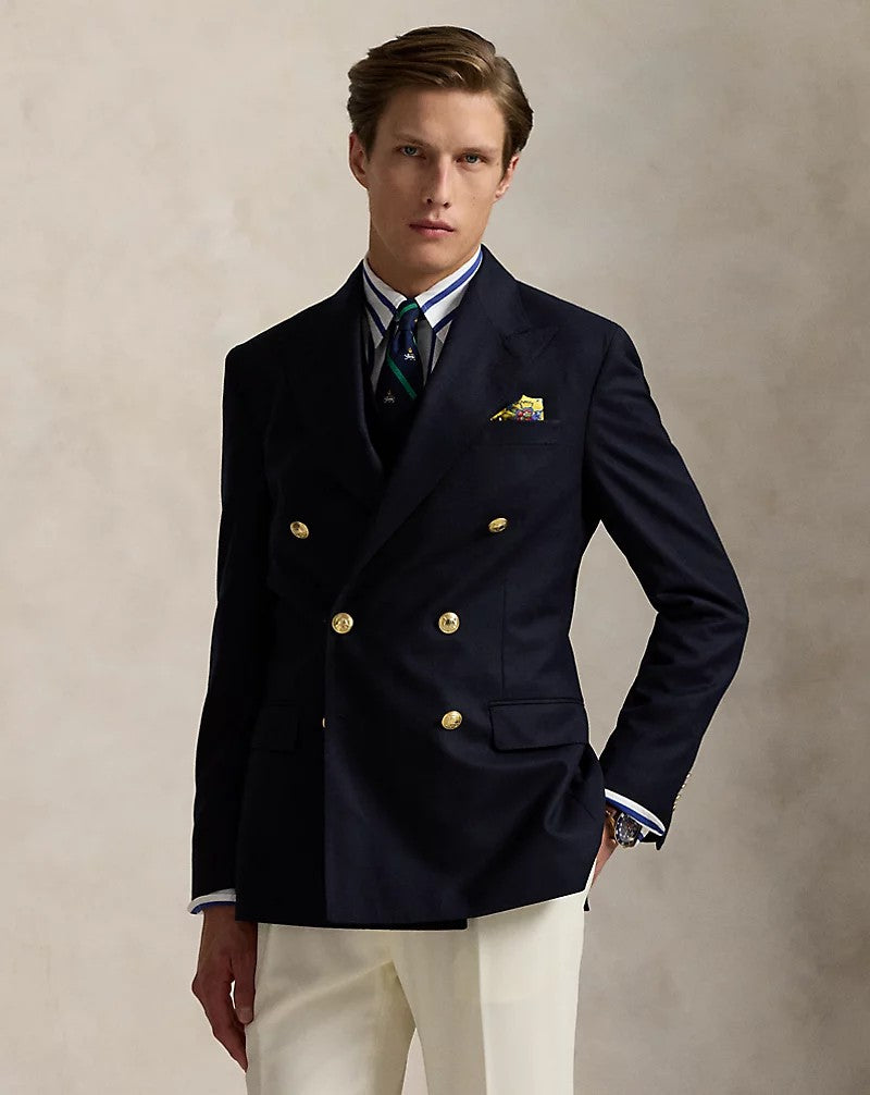 Menseventwear Fashion Men's Slim Fit Peak Lapel Flat Blazer mens event wear