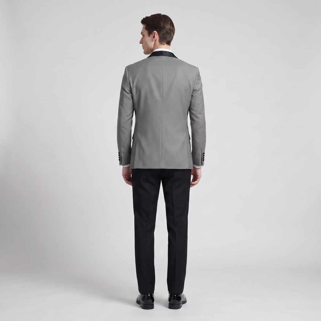 Menseventwear Formal 3 Pieces Men‘’s Suit Flat Shawl Lapel Tuxedos (Blazer+vest+Pants) Mens Event Wear