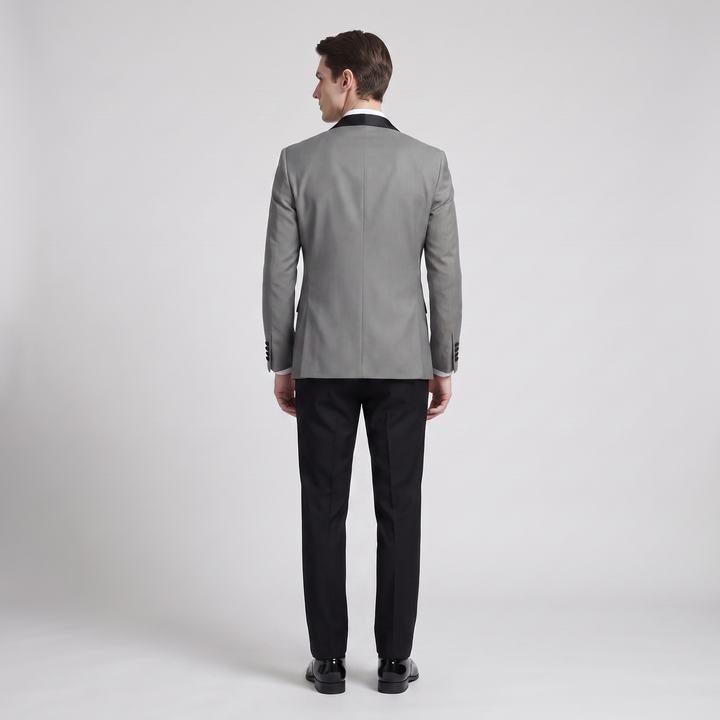 Menseventwear Formal 3 Pieces Men‘’s Suit Flat Shawl Lapel Tuxedos (Blazer+vest+Pants) Mens Event Wear