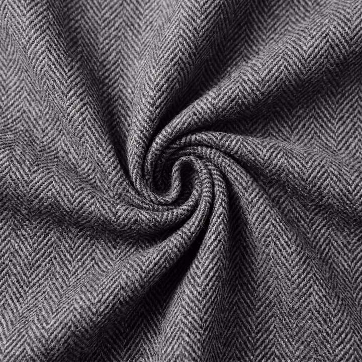 Menseventwear Vintage Classical 3 Pieces Men’s Suit Herringbone Tweed Peak Lapel Tuxedos (Blazer+vest+Pants) Mens Event Wear