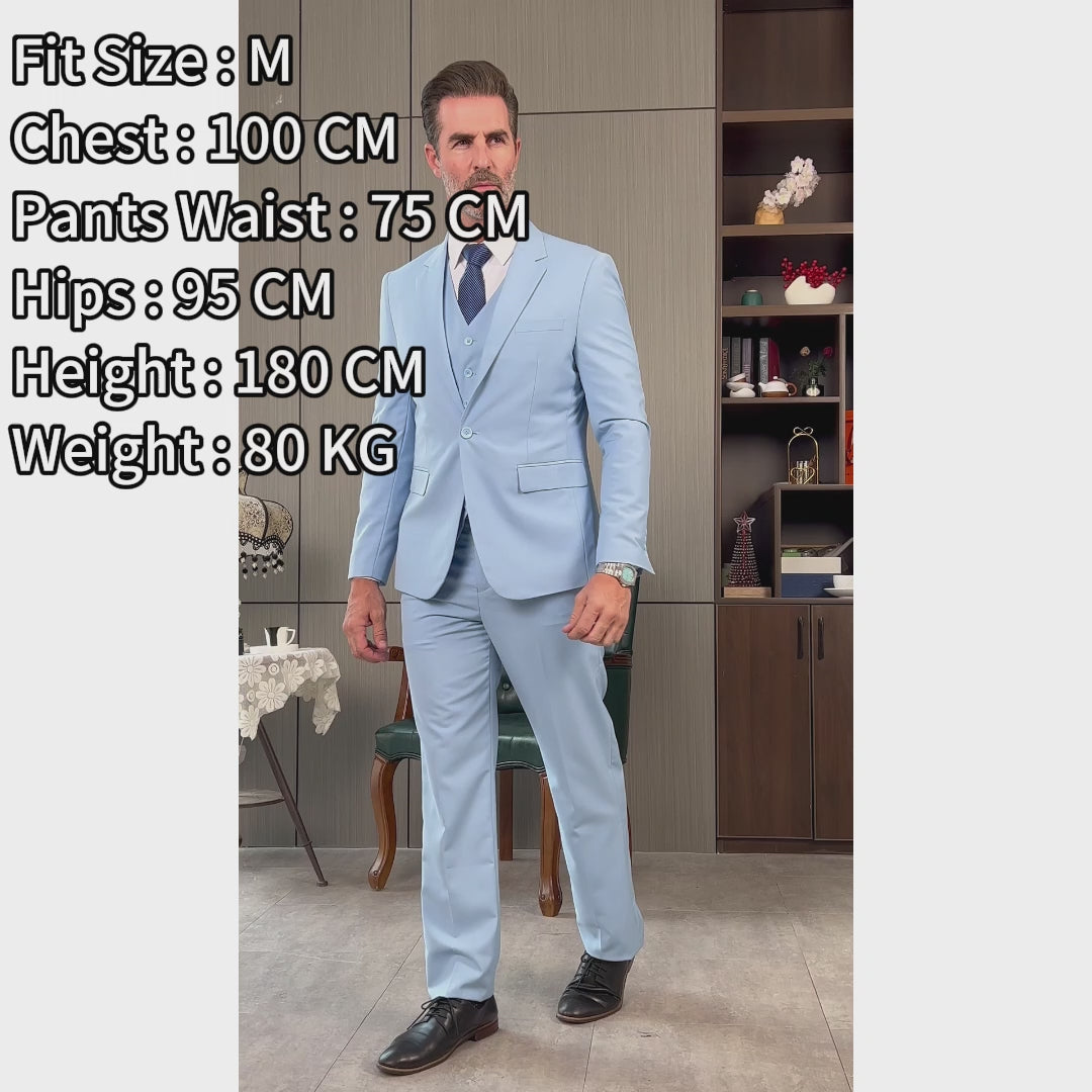 Menseventwear Business 3 Piece Men&