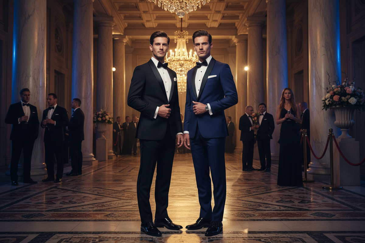 Two Men Shawl Lapel Gala