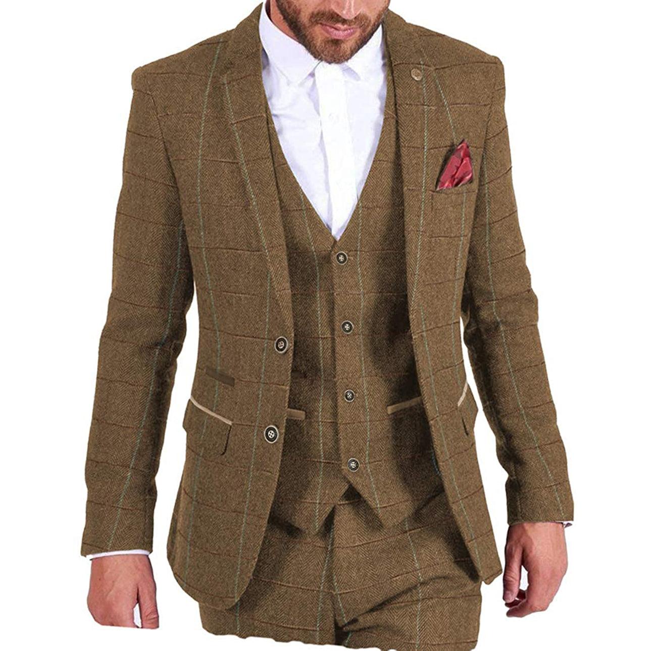 14570 Mink Classic Suit For Men