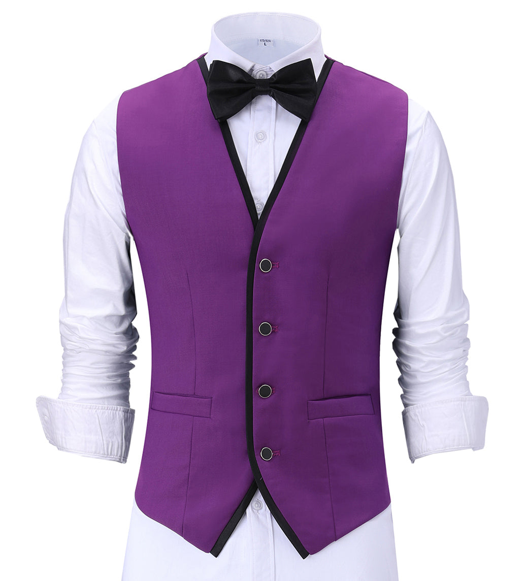 Fashion Men's 3 Pieces Flat Peak Lapel Tuxedos For Wedding (Blazer+vest+Pants) mens event wear