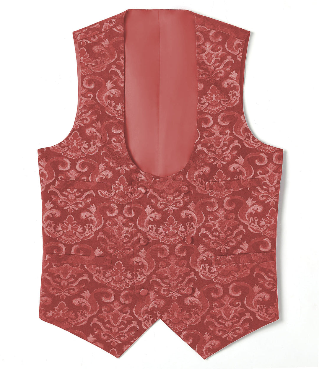 Fashion Men's Suit Vest Regular Fit Patterned U Neck Waistcoat mens event wear