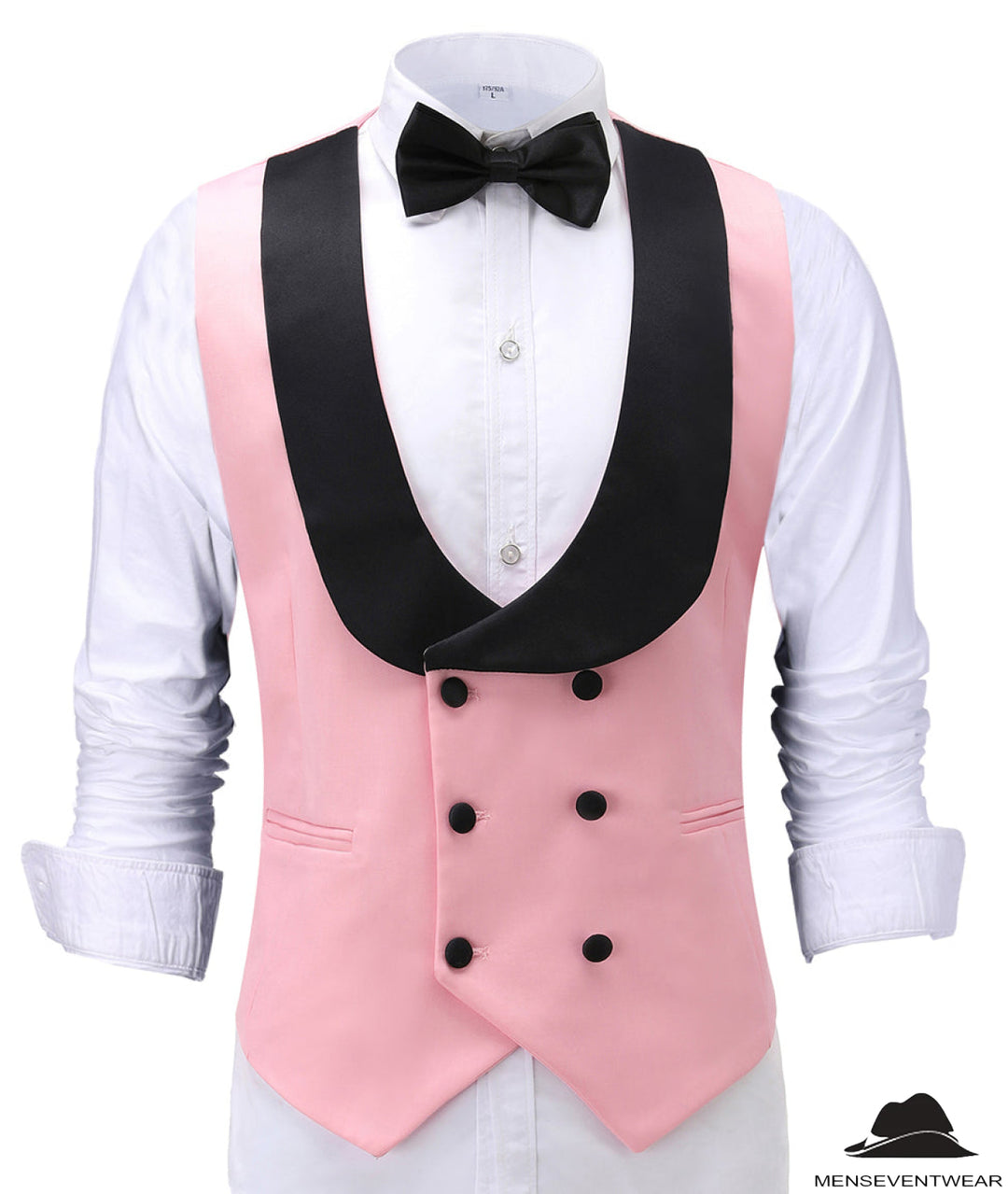 Fashion Men's Suit Vest Regular Fit Shawl Lapel Waistcoat For Wedding mens event wear