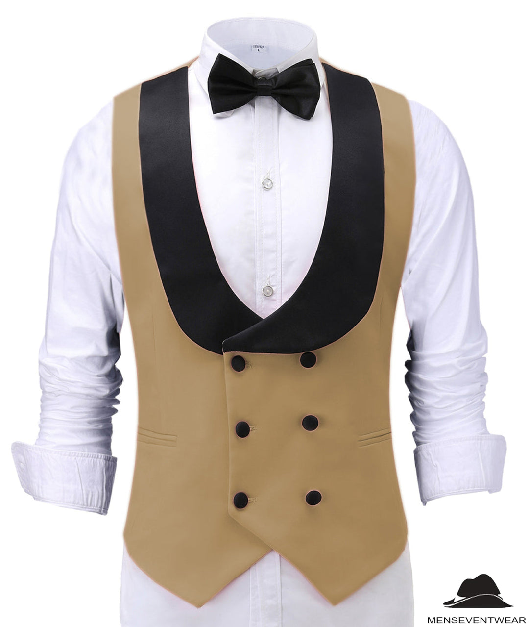 Fashion Men's Suit Vest Regular Fit Shawl Lapel Waistcoat For Wedding mens event wear