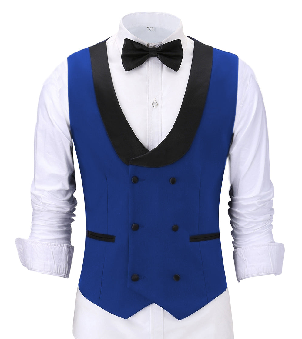 Evolve Helt tør Jeg accepterer det Fashion Men's Suit Vest Regular Fit Shawl Lapel Waistcoat Groomsmen – mens  event wear