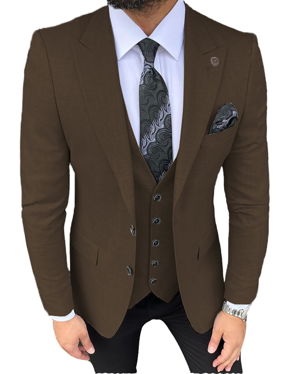 Amazon.com: Latest Men's Suit Set Dark Green Formal Suit Jacket Pants Slim  Business Tuxedo 2 Piece Suit Terno Wedding Men's Suit : Clothing, Shoes &  Jewelry