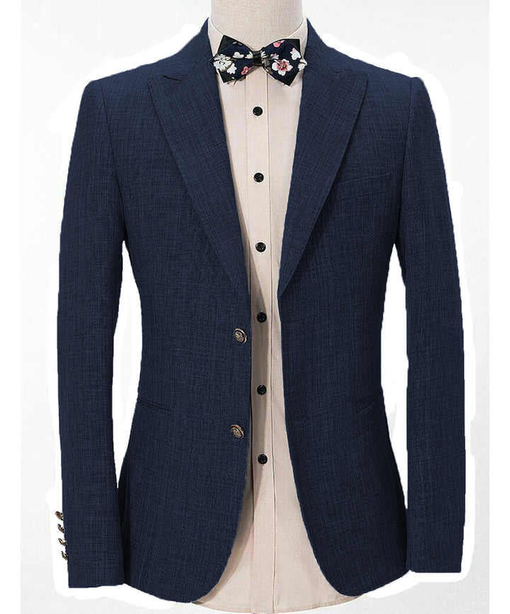 Formal Men's Regular Peak Lapel Blazer for Weddings mens event wear