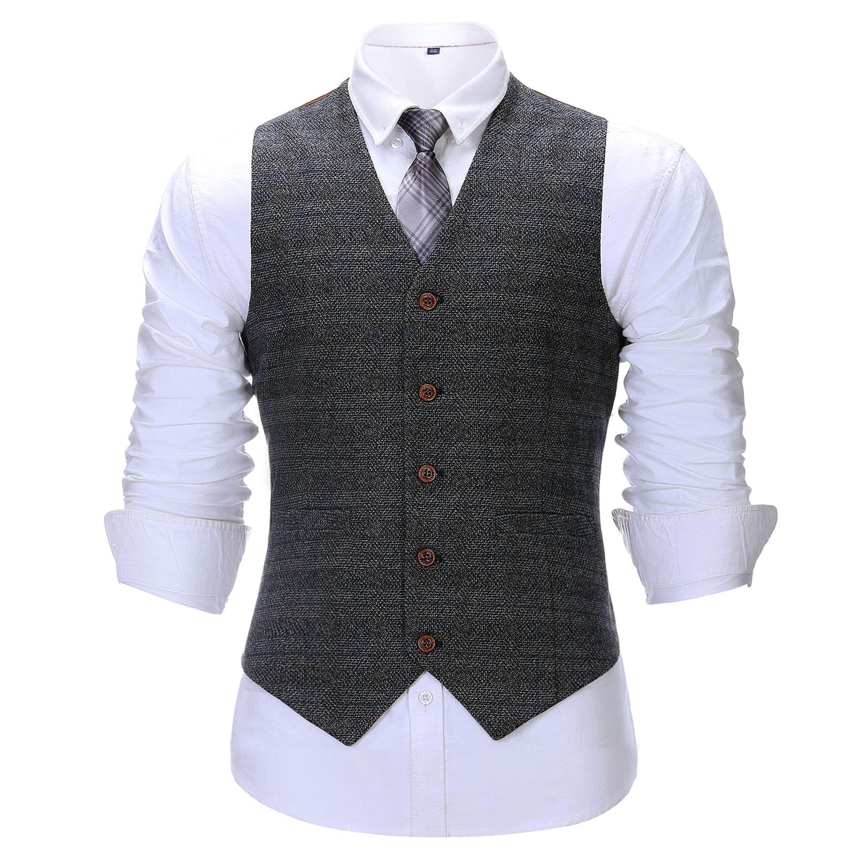 Tweed Vests – mens event wear