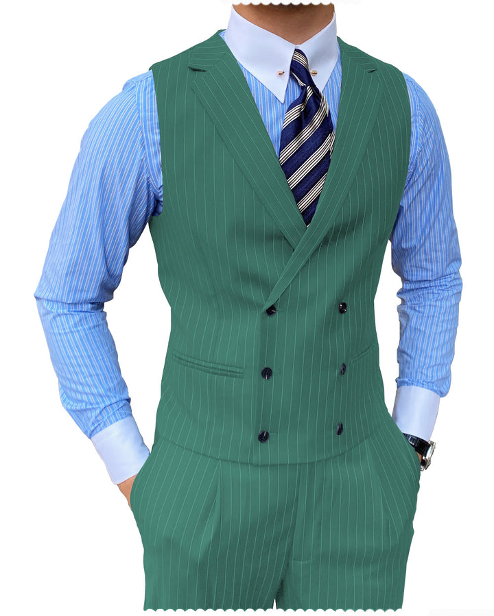 Men's 2 pieces Mens Suit Notch Lapel Striped For Wedding (Blazer+Pants) mens event wear