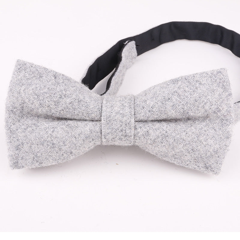 Men's Vintage Classical Design Herringbone Bow Tie mens event wear