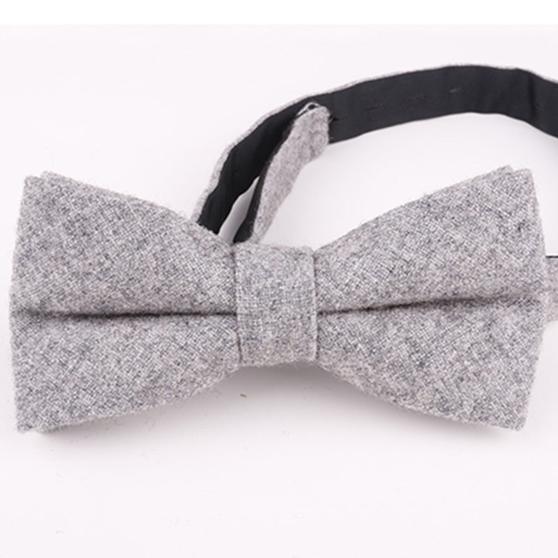 Men's Vintage Classical Design Herringbone Bow Tie mens event wear