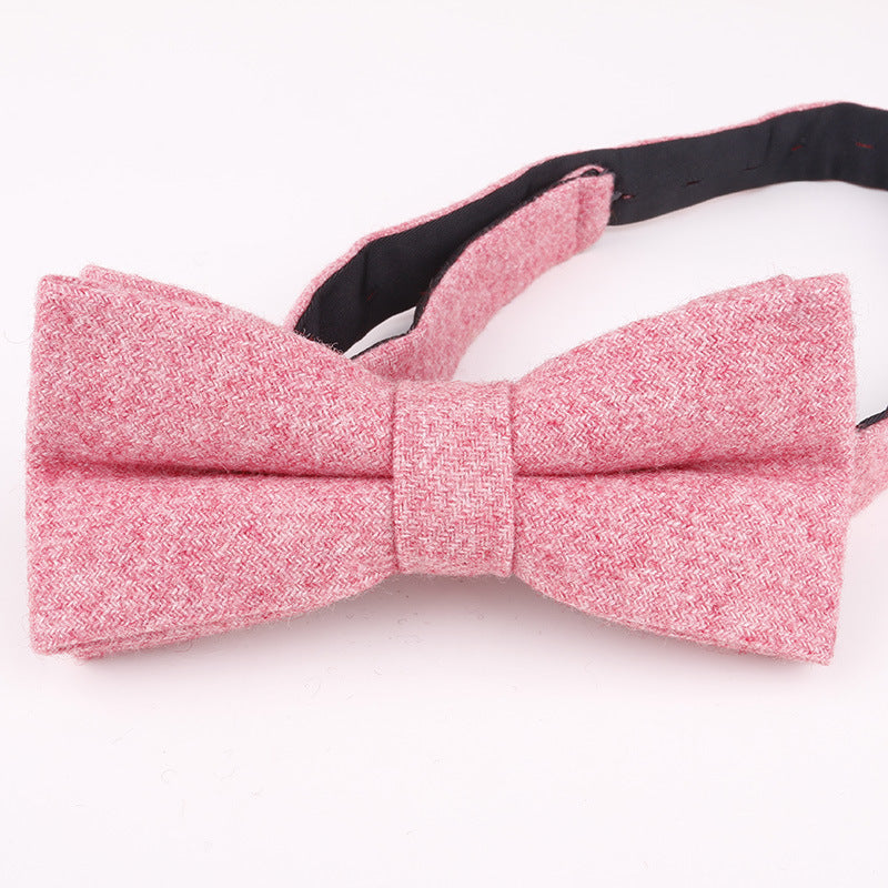 Men's Vintage Classical Design Herringbone Bow Tie mens event wear